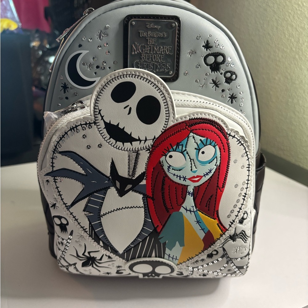 Loungefly Jack & Sally Mini Backpack